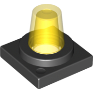 Duplo Flashlight, 2 × 2 Base with Trans-Yellow Light Black