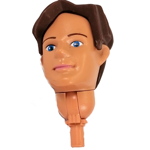 Large Figure Head, with Pin, Nick Nougat