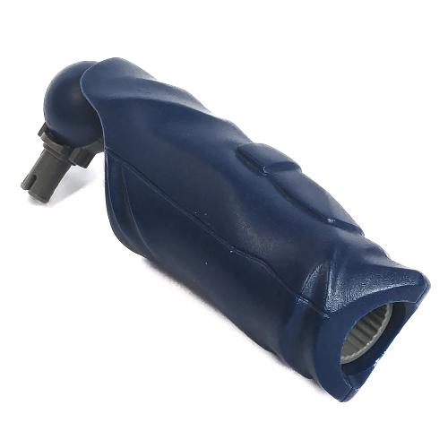 Large Figure Limb, Leg, Top Section with Dark Grey Pin and Socket Dark Blue