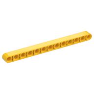 Technic Beam 1 × 13 Thick Yellow