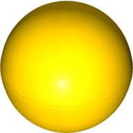 Ball, Hard Plastic, 51mm (approx. 6 studs diameter) Yellow