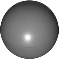 Ball, Hard Plastic, 51mm (approx. 6 studs diameter) Dark Bluish Gray