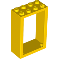 Door Frame 2 × 4 × 5 Yellow