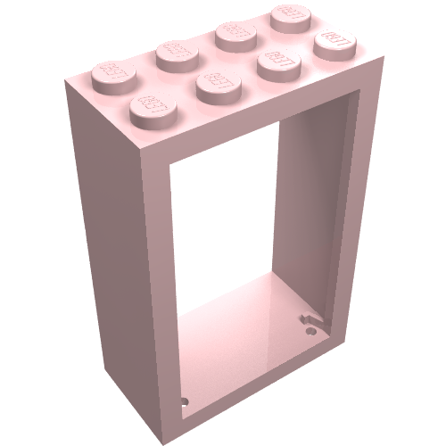 Door Frame 2 × 4 × 5 Light Pink
