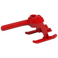 Helicopter Tail and Landing Gear Red