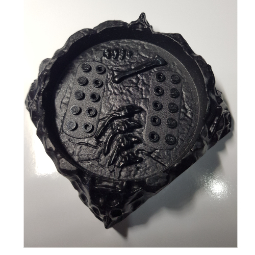 Packaging Lid, Canister Top, Dinosaurs Schwarz