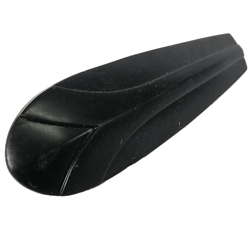 groß Figur Schild, 2 × 12 × 3 mit Achse Schwarz