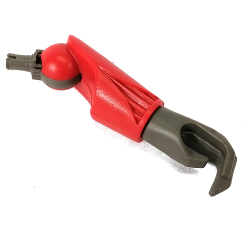 Large Figure Limb, Arm, Lower Section with Claw Hand, Pin (Gorm) Red