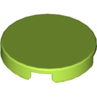 Tile Round 2 × 2 with Bottom Cross Limette