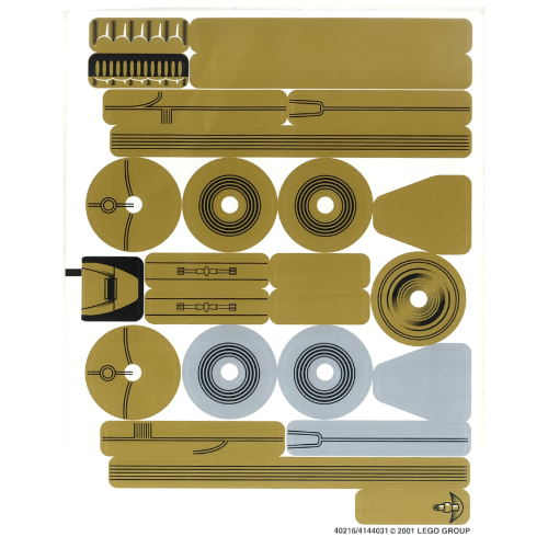 Sticker Sheet for Set 8007-1 [No Color/Any Color]