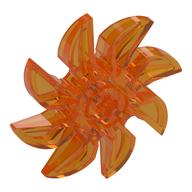 Propeller 8 Blade 5 Diameter Trans-Orange