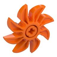Propeller 8 Blade 5 Diameter Orange