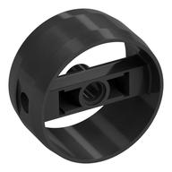 Technic Cylinder 4 × 4 with Pin Holes and Centre Bar, Closed Sides on Bar Pearl Titanium
