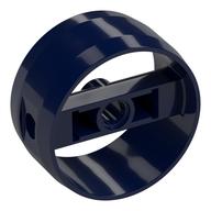 Technic Cylinder 4 × 4 with Pin Holes and Centre Bar, Closed Sides on Bar Dark Blue