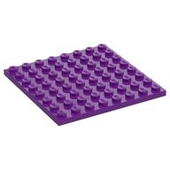 Plate 8 × 8 Purple