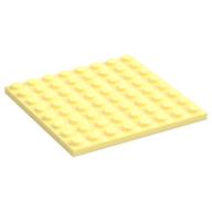Plate 8 × 8 Bright Light Yellow