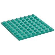 Plate 8 × 8 Dark Turquoise