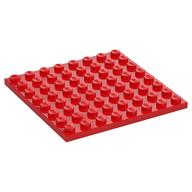 Plate 8 × 8 Red