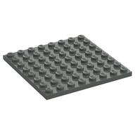 Platte 8 × 8 Dunkelgrau