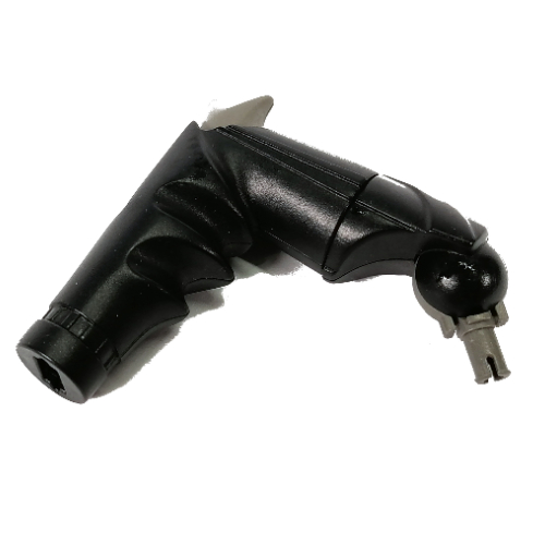 Large Figure Limb, Arm with Spring Cannon (Gorm) Black