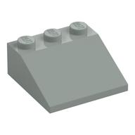 Brick Sloped 33° 3 × 3 Light Gray