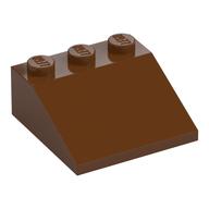 Brick Sloped 33° 3 × 3 Reddish Brown