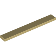 Tile 1 × 8 with Groove Tan