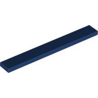 Tile 1 × 8 with Groove Dark Blue