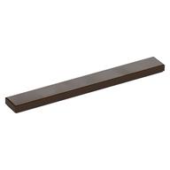 Tile 1 × 8 with Groove Dark Brown
