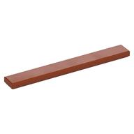 Tile 1 × 8 with Groove Dark Orange