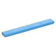 Tile 1 × 8 with Groove Medium Blue