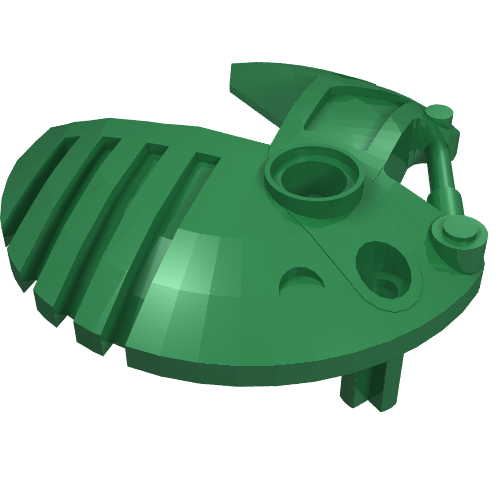 Large Figure Shield 5 × 5 with Wrench Green
