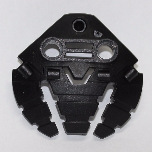 Large Figure Shield 5 × 5 with Triple Blasters Schwarz
