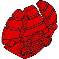 Large Figure Shield 5 × 5 with Triple Blasters Rot