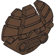 Large Figure Shield 5 × 5 with Triple Blasters Brown