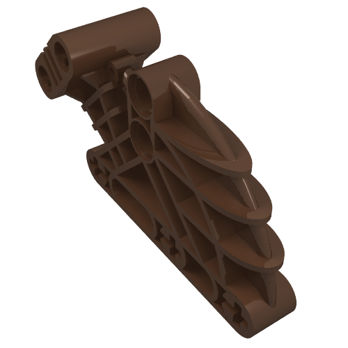 Large Figure Skeletal, Torso, Beam 2 × 4 × 7 Angled Brown