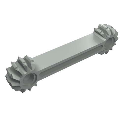 Technic Arm 1 × 7 with 9 Tooth Double Bevel Gear Ends