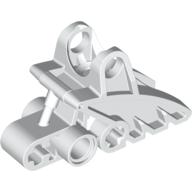 Large Figure Foot, with Ball Joint Socket 2 × 3 × 5 Weiß