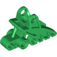 Large Figure Foot, with Ball Joint Socket 2 × 3 × 5 Grün