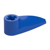 Technic Tooth 1 × 3 with Axle Hole [Rounded Underside] Blue