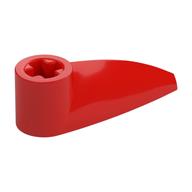 Technic Tooth 1 × 3 with Axle Hole [Rounded Underside] Rot
