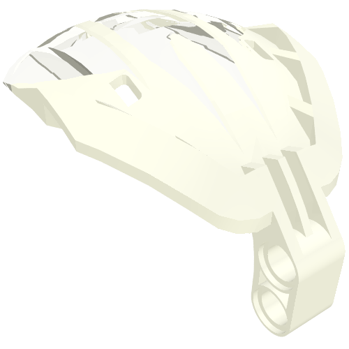 Windscreen Bohrok 4 × 5 × 7 Marbled Trans-Clear Pattern Weiß