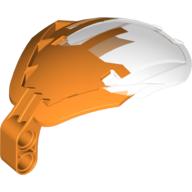 Windscreen Bohrok 4 × 5 × 7 Marbled Trans-Clear Pattern Orange