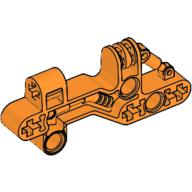 Large Figure Skeletal, Limb 1 × 3 × 7 Beam with Axle Holes (Bohrok) Orange