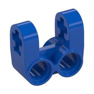Technic Axle and Pin Connector Perpendicular Double Split Blue