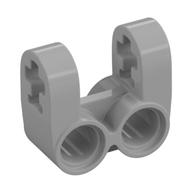 Technic Axle and Pin Connector Perpendicular Double Split Perlhellgrau