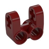 Technic Axle and Pin Connector Perpendicular Double Split Dark Red