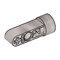 Technic Rotation Joint Socket with 3L Thick Beam Perlhellgrau