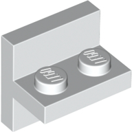 Bracket 2 × 2 with 1 × 2 Vertical Studs Weiß