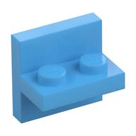Bracket 2 × 2 with 1 × 2 Vertical Studs Medium Blue